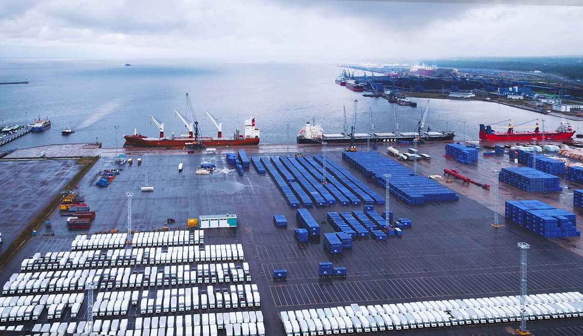 Морской торговый порт Усть-Луга